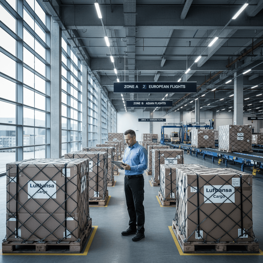Airline cargo coordination and organization